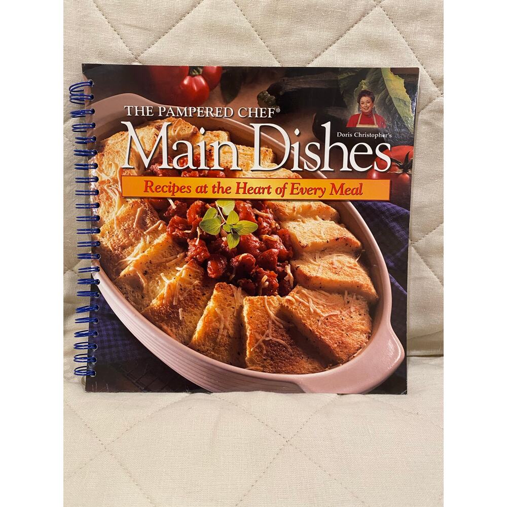New The Pampered Chef “Main Dishes” Cookbook